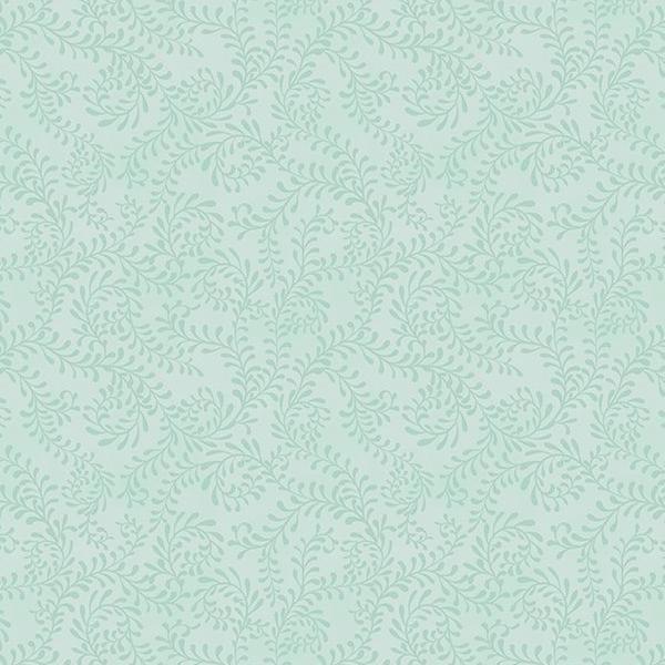 Swirling Leaves Teal By Danielle Leone For Wilmington Prints 