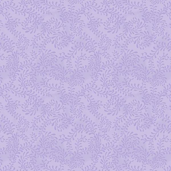 Swirling Leaves Wisteria By Danielle Leone For Wilmington Prints 