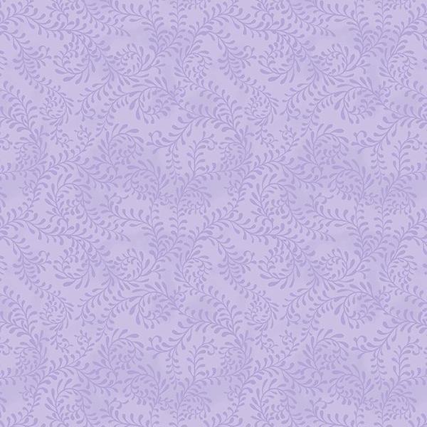 Swirling Leaves Wisteria By Danielle Leone For Wilmington Prints 