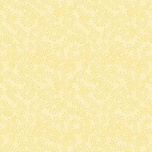 Swirling Leaves Light Yellow Danielle Leone For Wilmington Prints