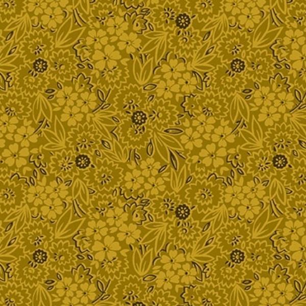 Quiet Grace Scatter Garden Gold By Kim Diehl For Henry Glass 