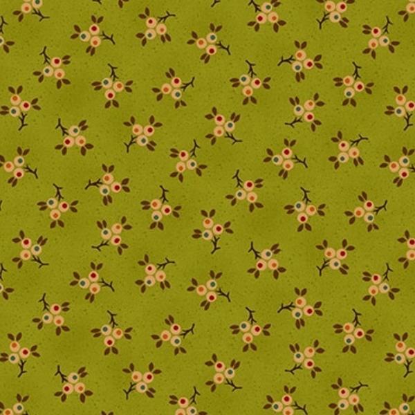 Quiet Grace Berry Springs Kiwi By Kim Diehl For Henry Glass