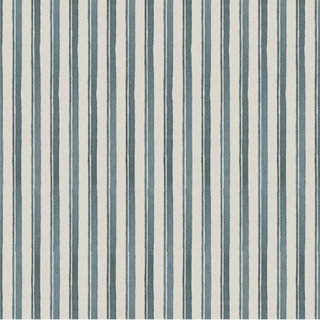 A Beautiful Day Beige And Navy Stripes By Dawn Rosengren For Henry Glass Fabrics 