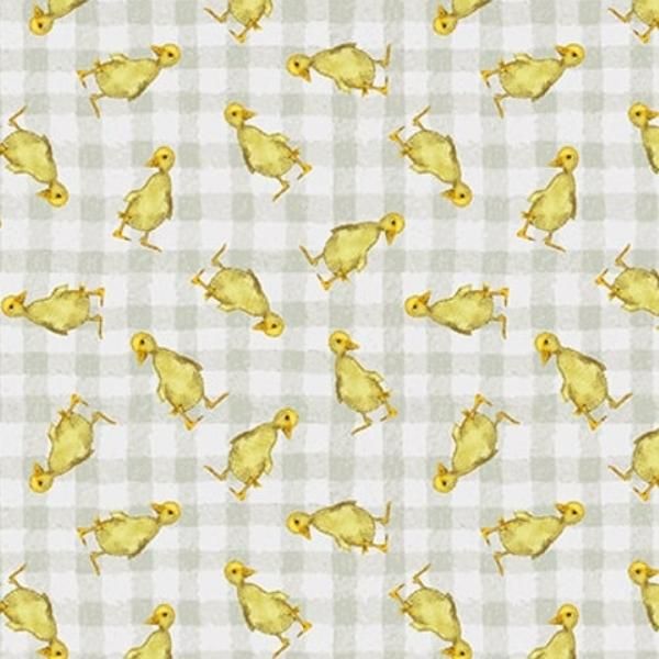 A Beautiful Day Baby Chicks Allover By Dawn Rosengren For Henry Glass Fabrics 