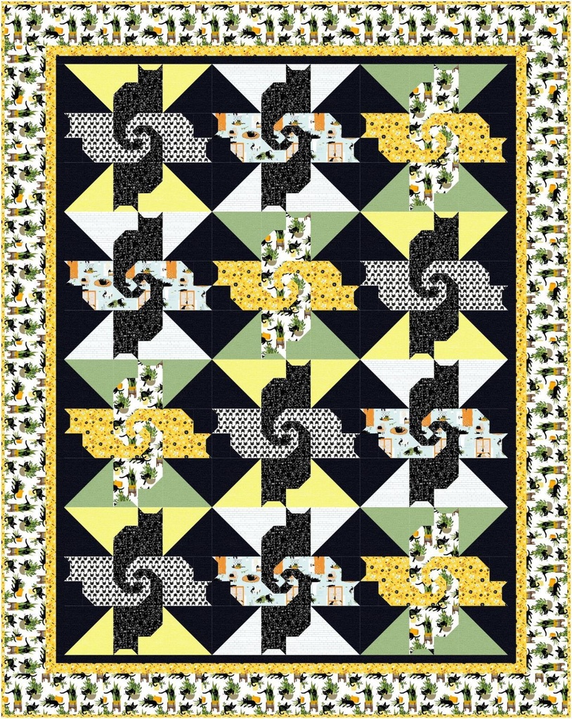 Cats In The Kitchen Quilt Kit