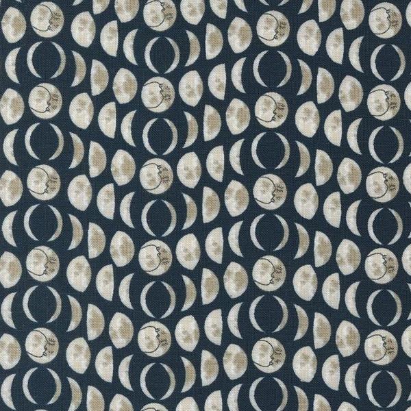 Starry Sky Midnight Moon Phases By April Rosenthal For Moda Fabrics 