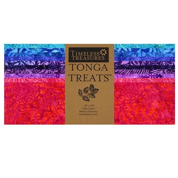 Tonga Treats Batiks Brightside 10" Squares, 42Pc Per Pack