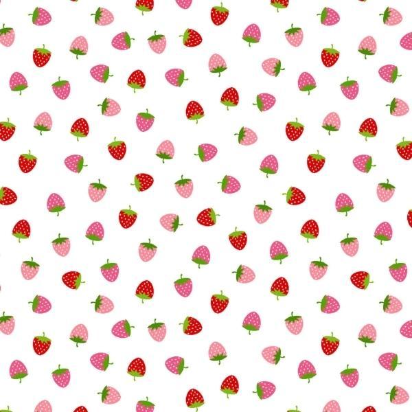 Celebration Strawberries Red/Pink By Kimberbell For Maywood Studio