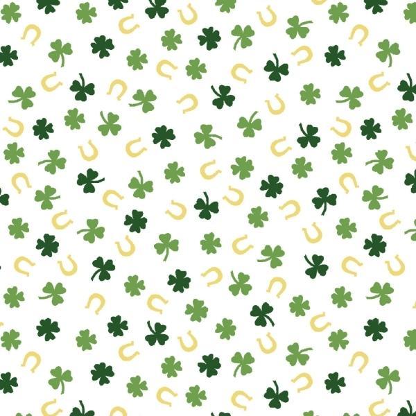 Celebration Lucky Shamrock Metallic By Kimberbell For Maywood Studio