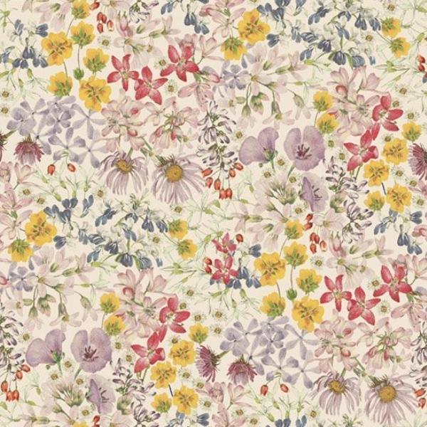 Botanical Journal Packed Garden By Smithsonian Institution For Marcus Fabrics 