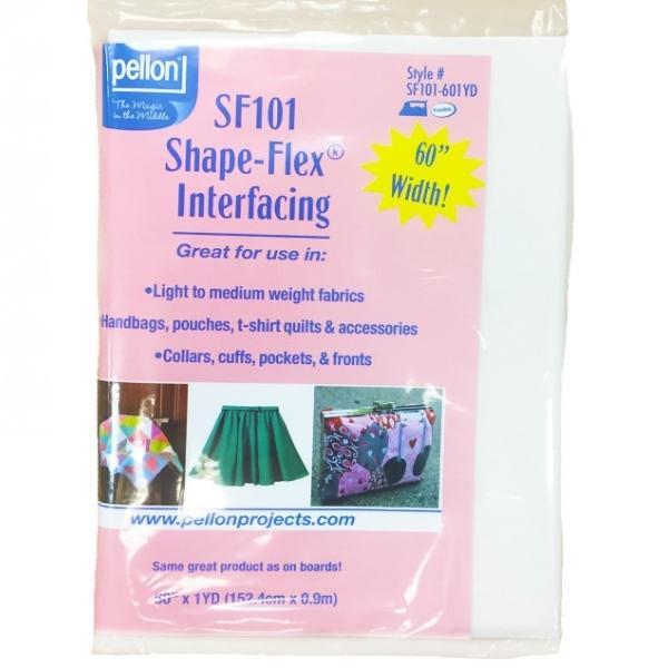 SF101 ShapeFlex Interfacing 60" x 1yd, White