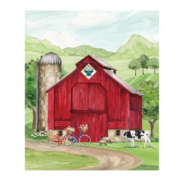 Spring Barn Quilts Panel By Tara Reed For Riley Blake Designs 