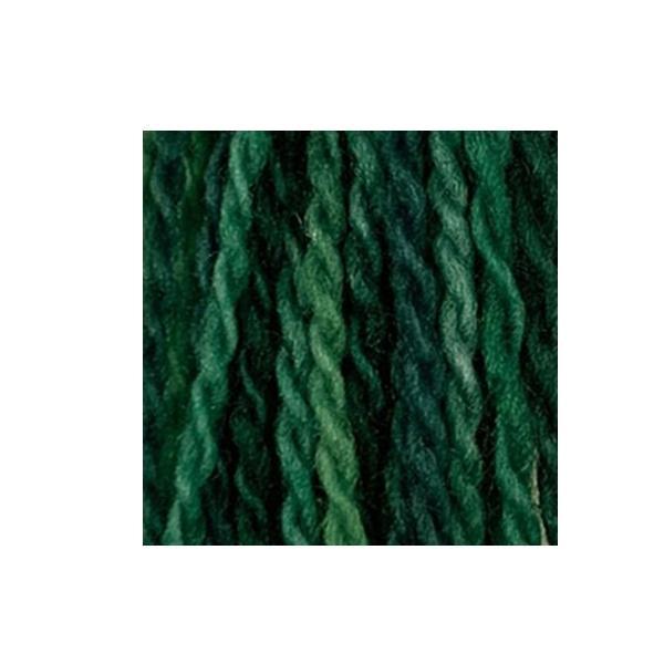 Merino Variegated Wool Thread, Emerald Sparks, Size 15