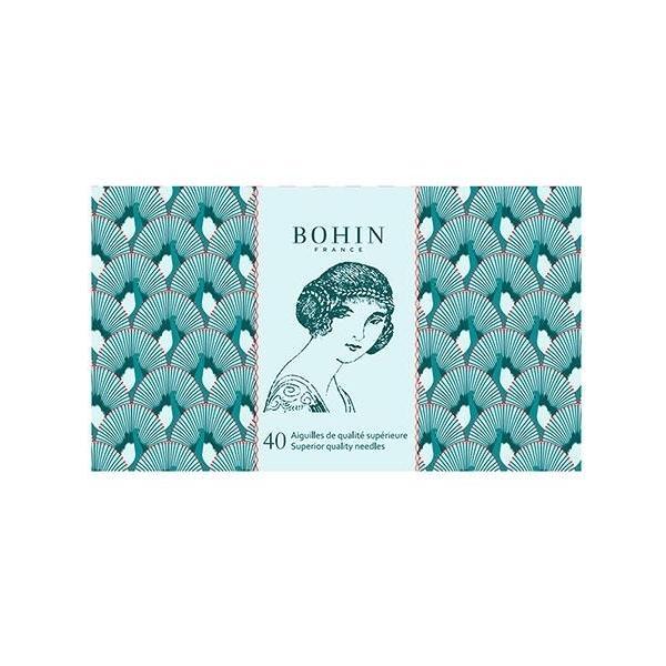 Bohin Needle Book, 40Ct, Blue Solange