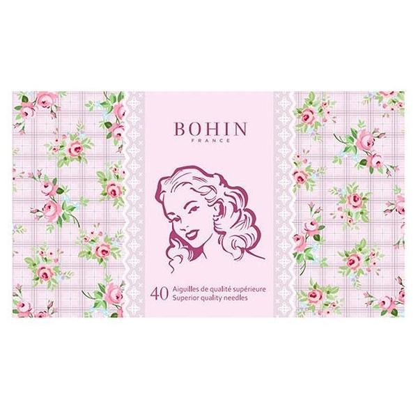 Bohin Needle Book, 40Ct, Pink Marlene