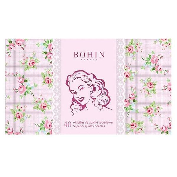 Bohin Needle Book, 40Ct, Pink Marlene