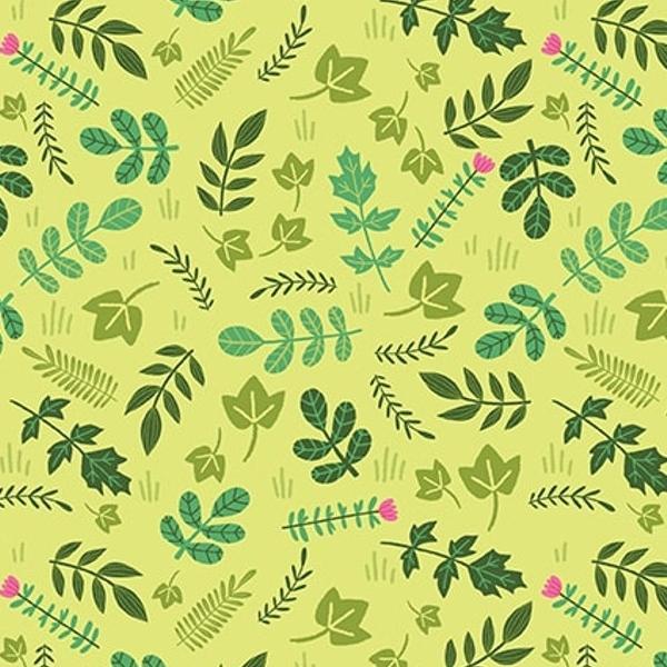 Let It Grow Green Herbs by Mel Matthews for Studio E Fabrics 