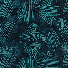 Chromatic Batik Lines Teal