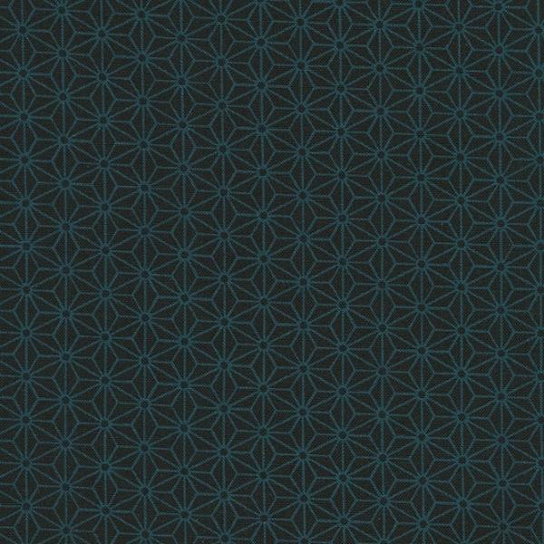 Sevenberry Kasuri Geometric Midnight By Sevenberry For Robert Kaufman 