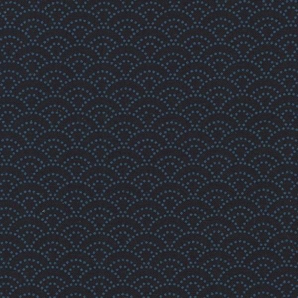 Sevenberry Kasuri Wave Midnight By Sevenberry For Robert Kaufman