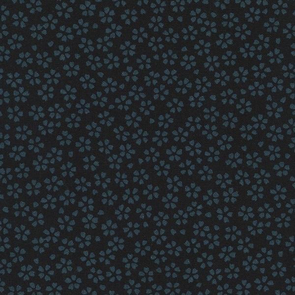 Sevenberry Kasuri Blue Flowers By Sevenberry For Robert Kaufman