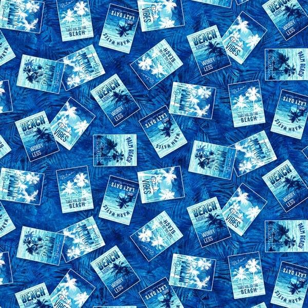 Palm Beach Post Cards By Deborah Edwards For Northcott