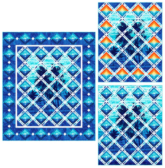 Logs & Lattice Quilt Pattern By Patti's Patchwork For Northcott