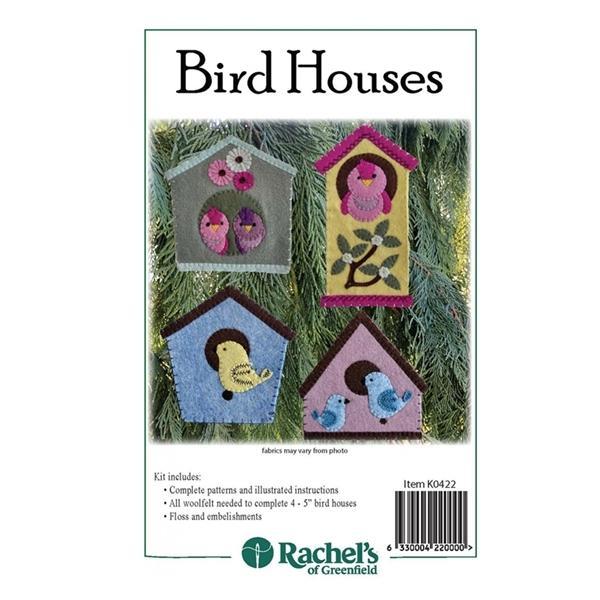 Bird Houses Applique Kit From Rachel'S Of Greenfield