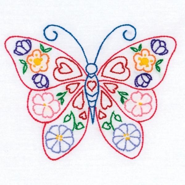 Butterfly 9" Quilt Blocks From Jack Dempsey Inc