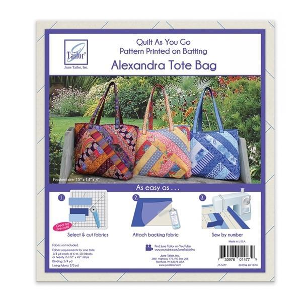 Quilt As You Go Alexandra Tote Bag 