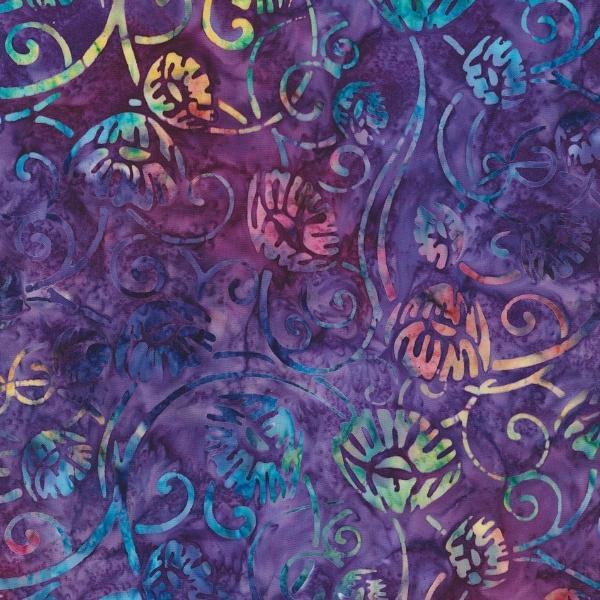 Artisan Batiks: Graceful Pansy By Lunn Studios For Robert Kaufman Fabrics 