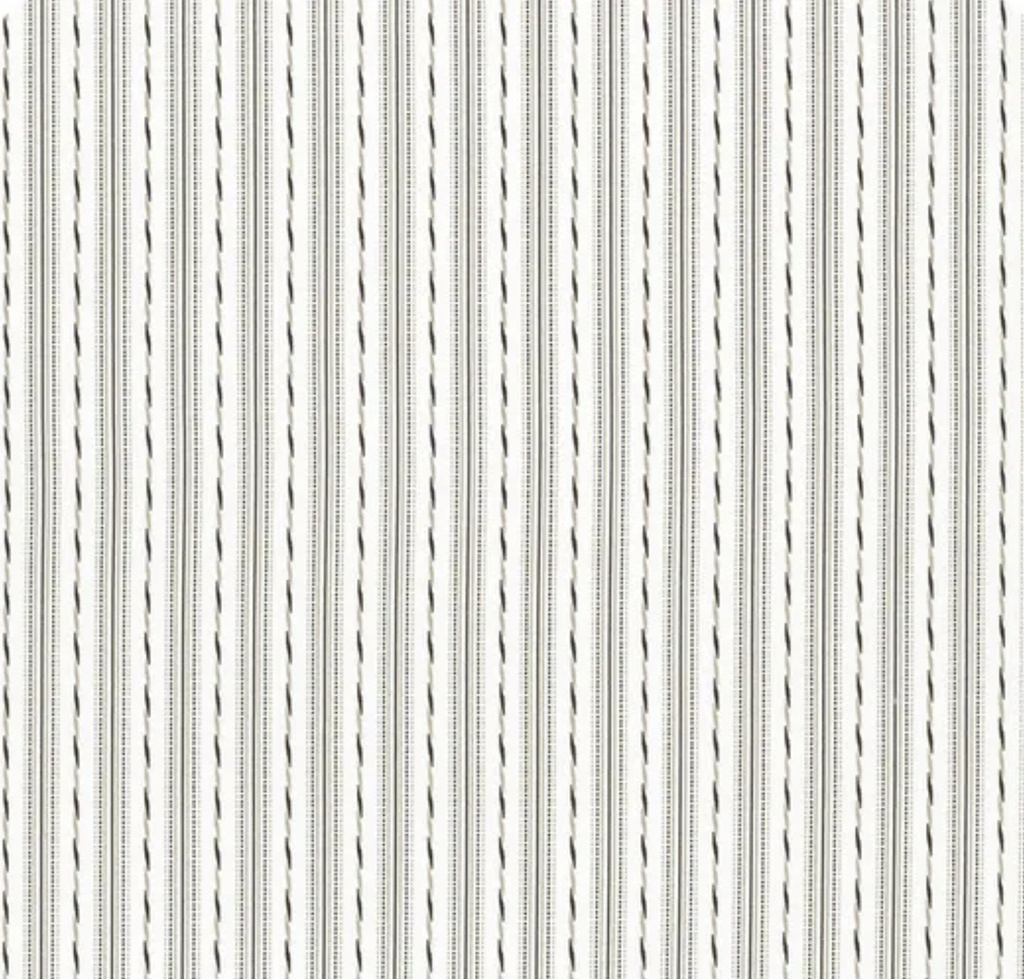 Flowerhouse: Camille Striped Vines Natural from Robert Kaufman