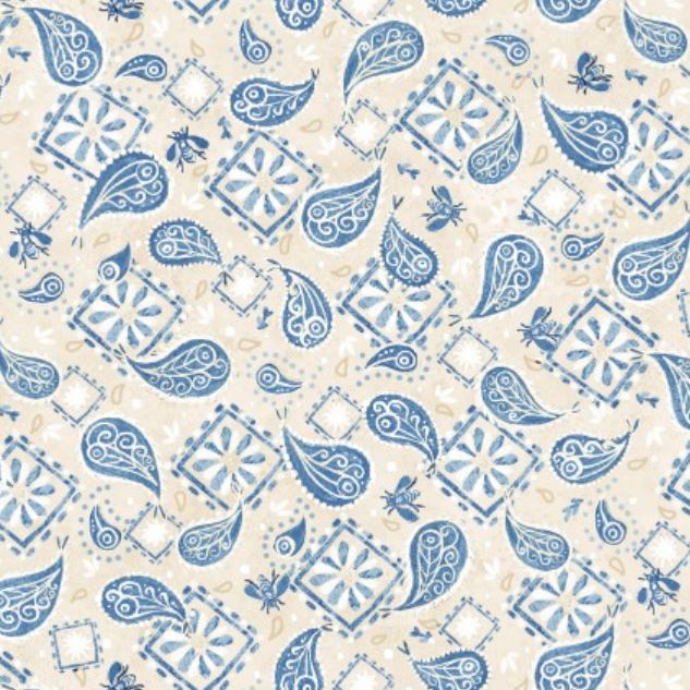 Barnyard Babies Ecru B Paisley