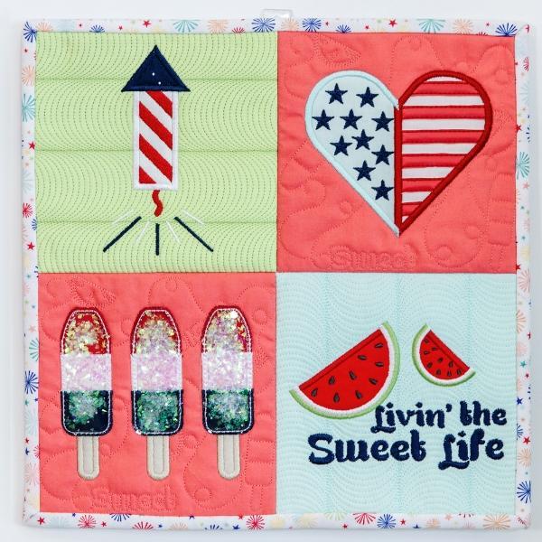 Kimberbell July Mini Quilt Fabric Kit