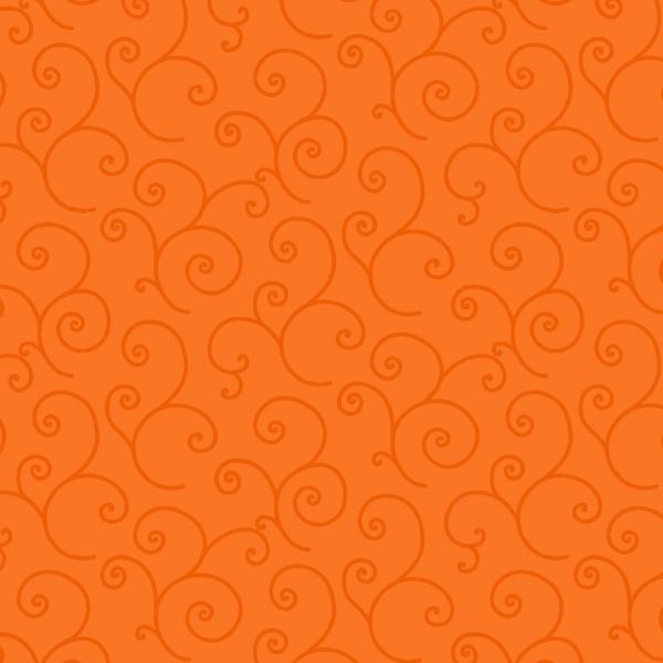 Kimberbell Basics Scroll Orange By Kimberbell For Maywood Studio 