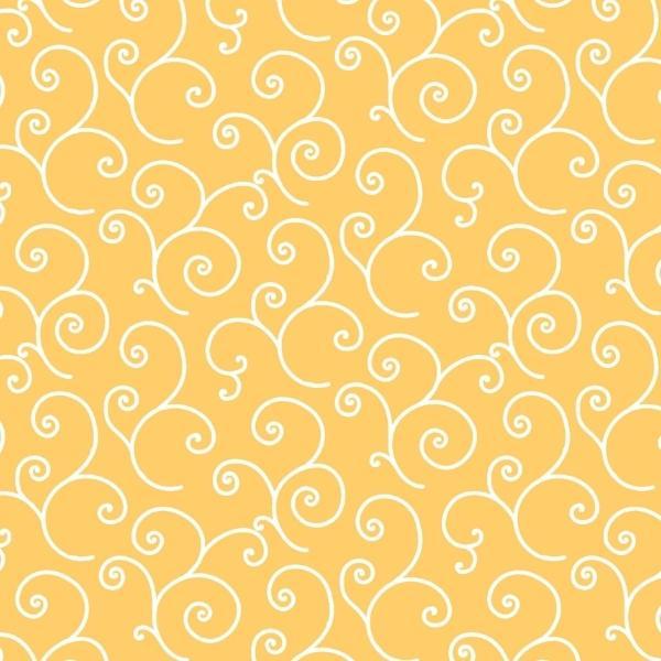 Kimberbell Basics Scroll Yellow By Kimberbell For Maywood Studio 