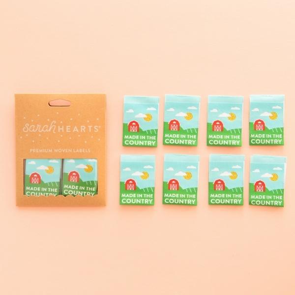 Made In The Country Quilt Label from Sarah Hearts