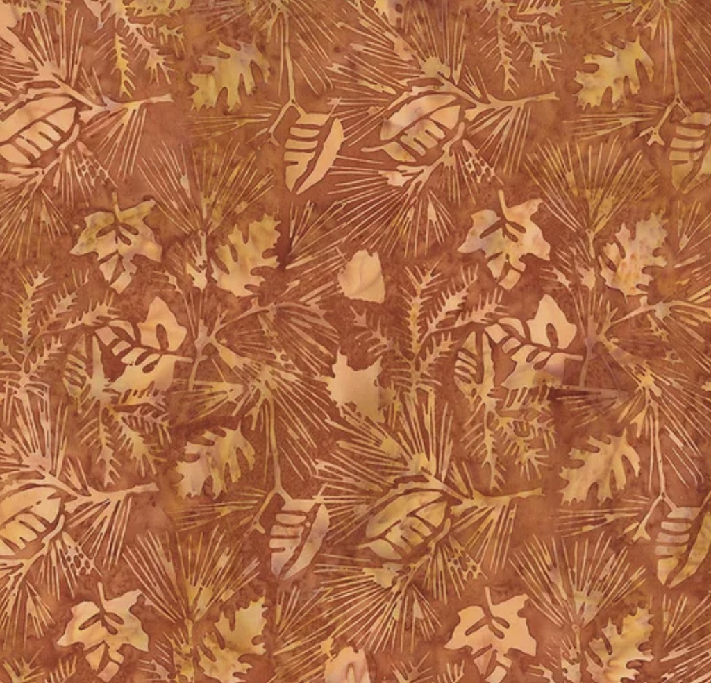 Fall Gatherings Leaves Cinnamon from Island Batik