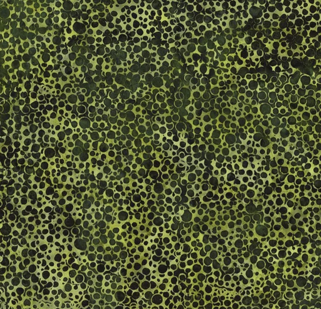 Fall Gatherings Pebbles Green from Island Batik