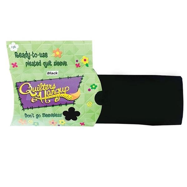 Quilters Hangup Pleated Quilt Sleeve, Black