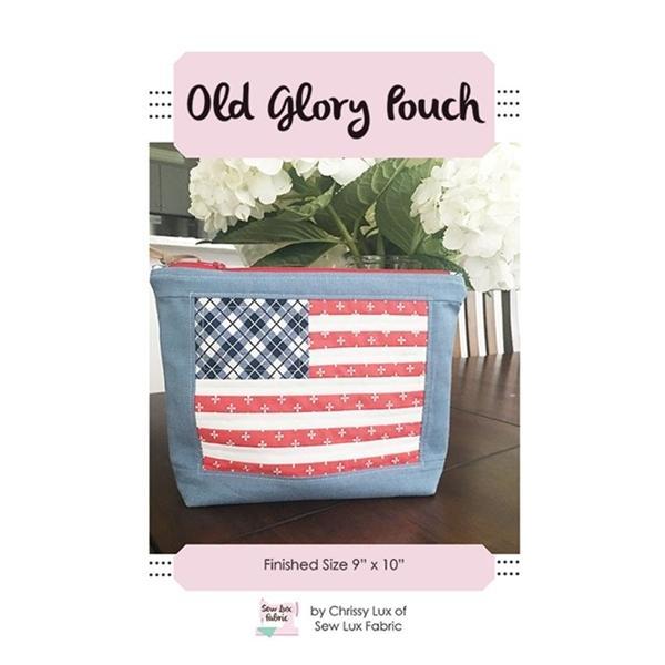 Old Glory Pouch Pattern by Chrissy Lux for Moda Fabrics 