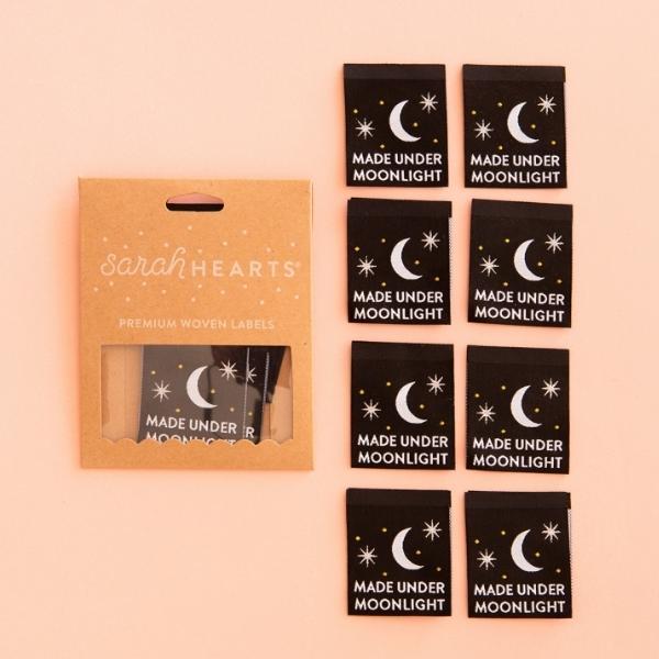 Made Under Moonlight Quilt Labels from Sarah Hearts