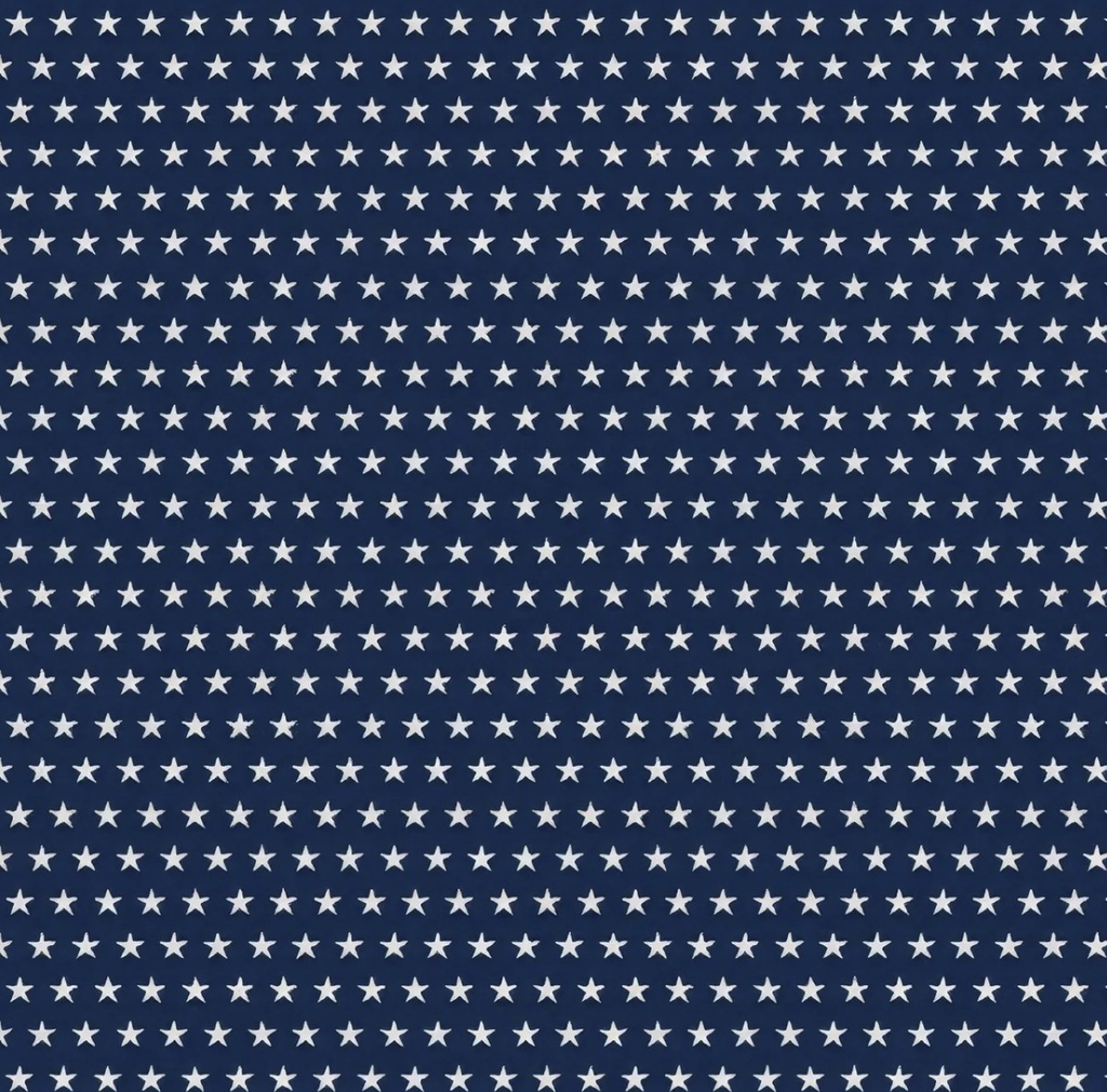 Hearts Anthem Blue Stars Allover from Wilmington Prints