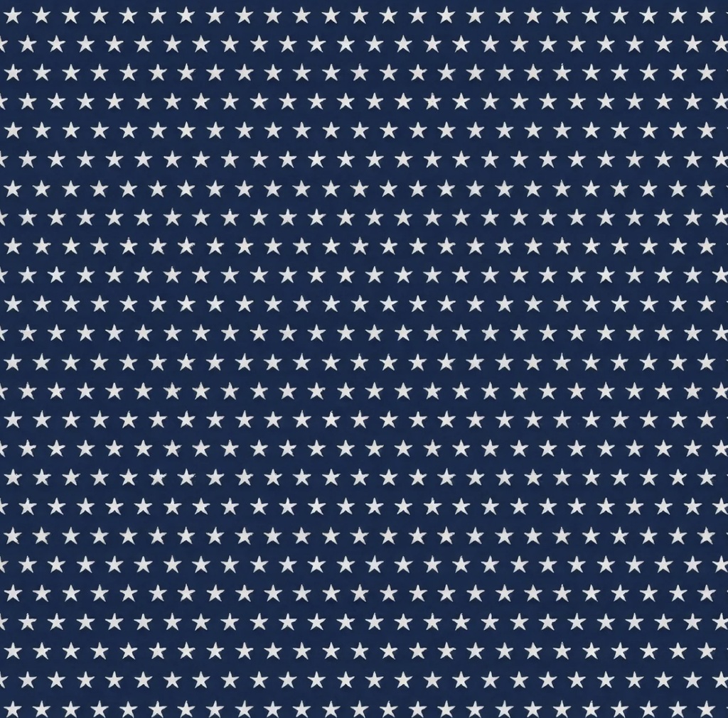 Hearts Anthem Blue Stars Allover from Wilmington Prints