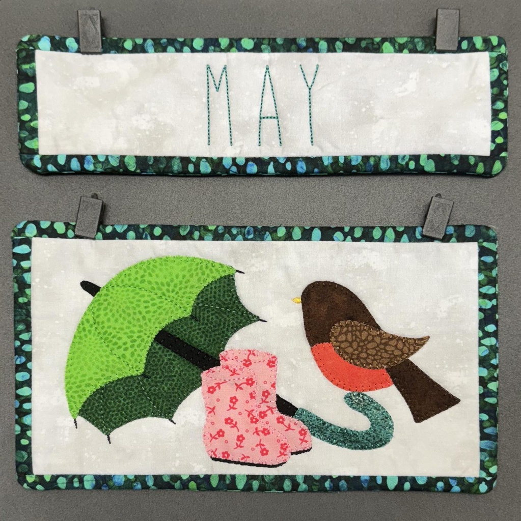 Patchabilities May Calendar Fabric Kit