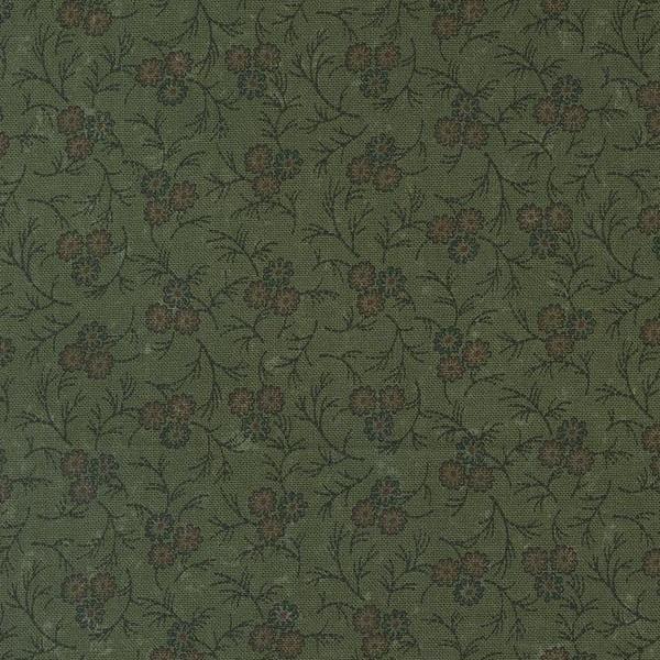 Chickadee Landing Leaf Triple Blooms Florals By Kansas Trouble Quilters For Moda Fabrics