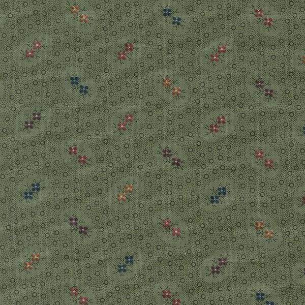 Chickadee Landing Leaf Twin Blooms Dots Blenders By Kansas Trouble Quilters For Moda Fabrics