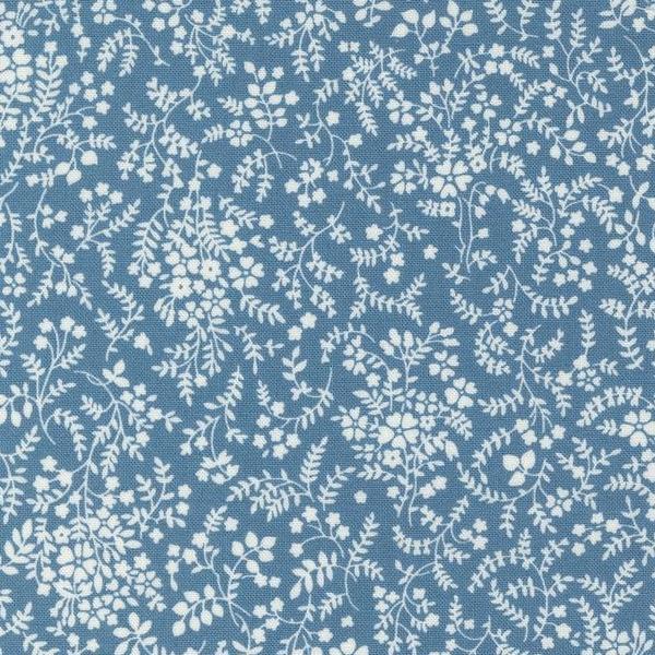 Shoreline Breeze Small Floral Medium Blue By Camille Roskelley For Moda Fabrics