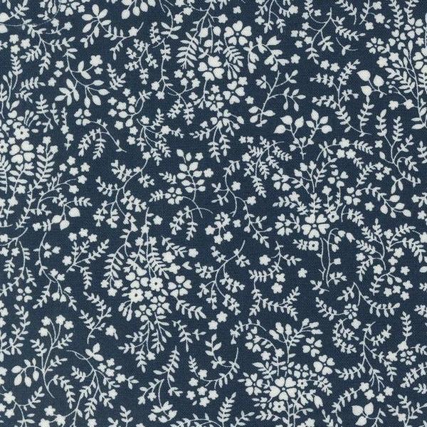 Shoreline Breeze Small Floral Navy By Camille Roskelley For Moda Fabrics