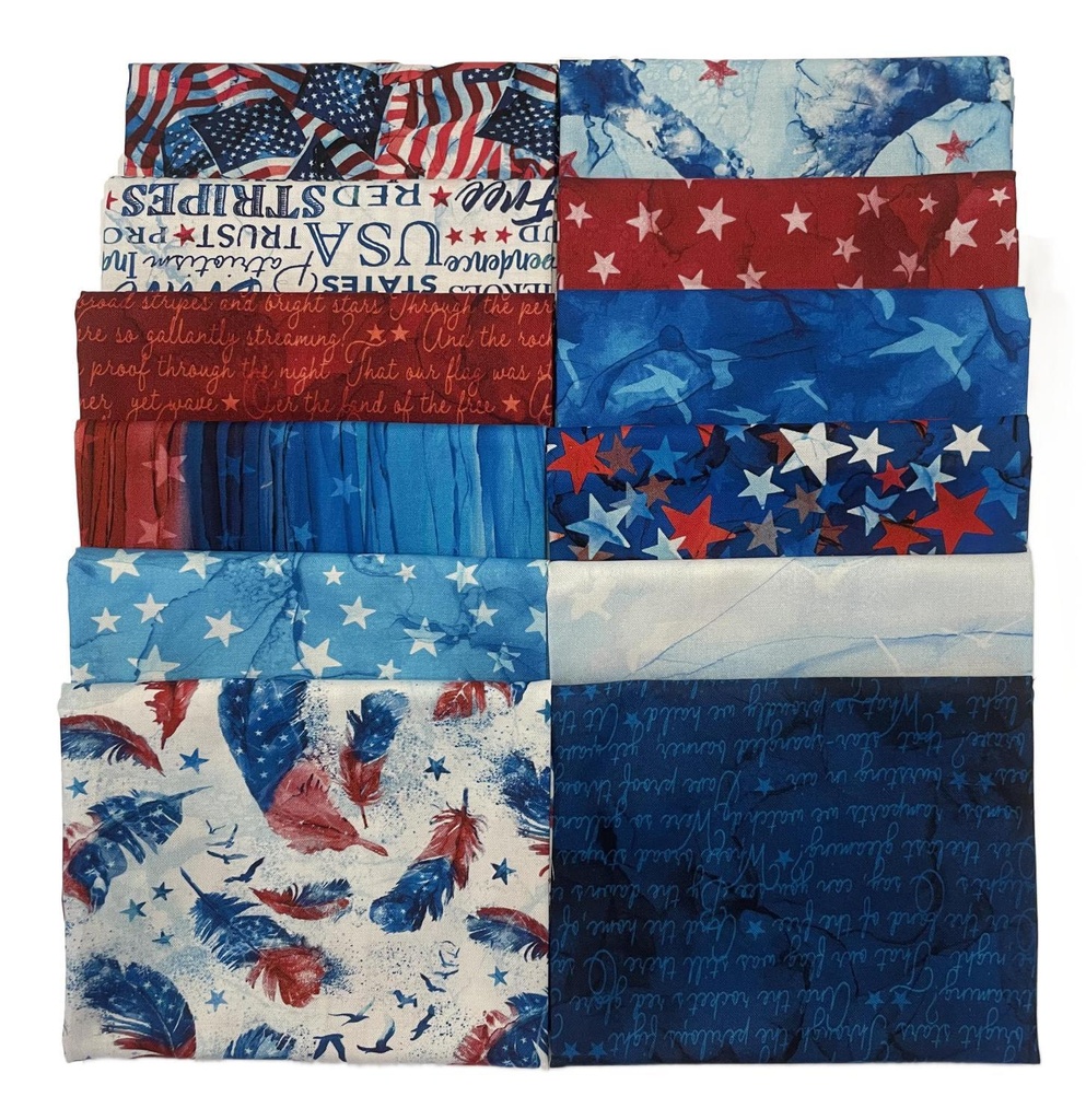 Patriot Fat Quarter Bundle From Northcott